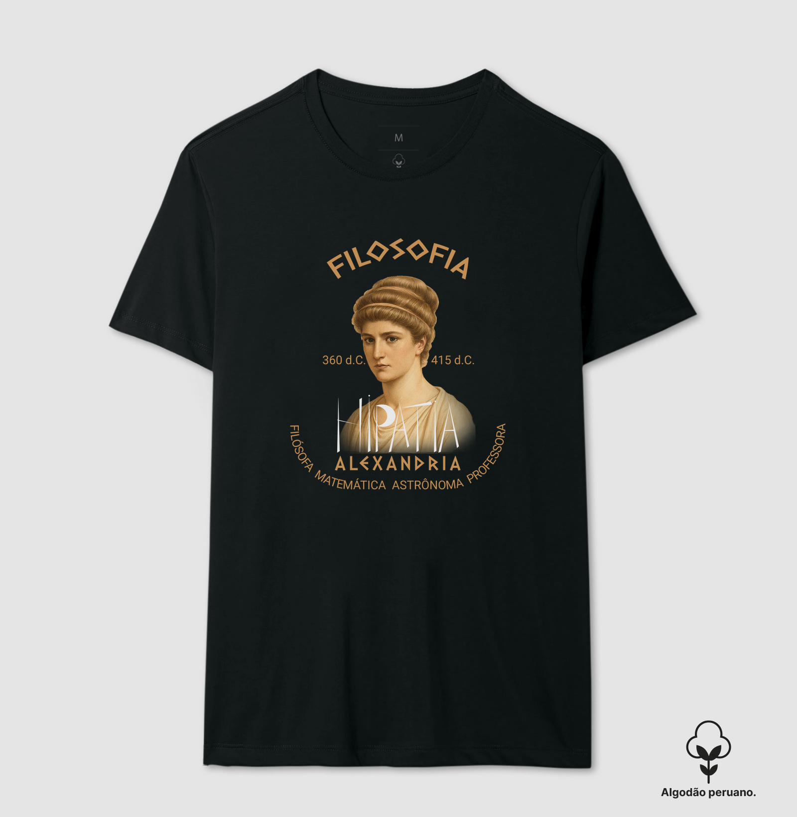 Camiseta Filosofia - Hipátia