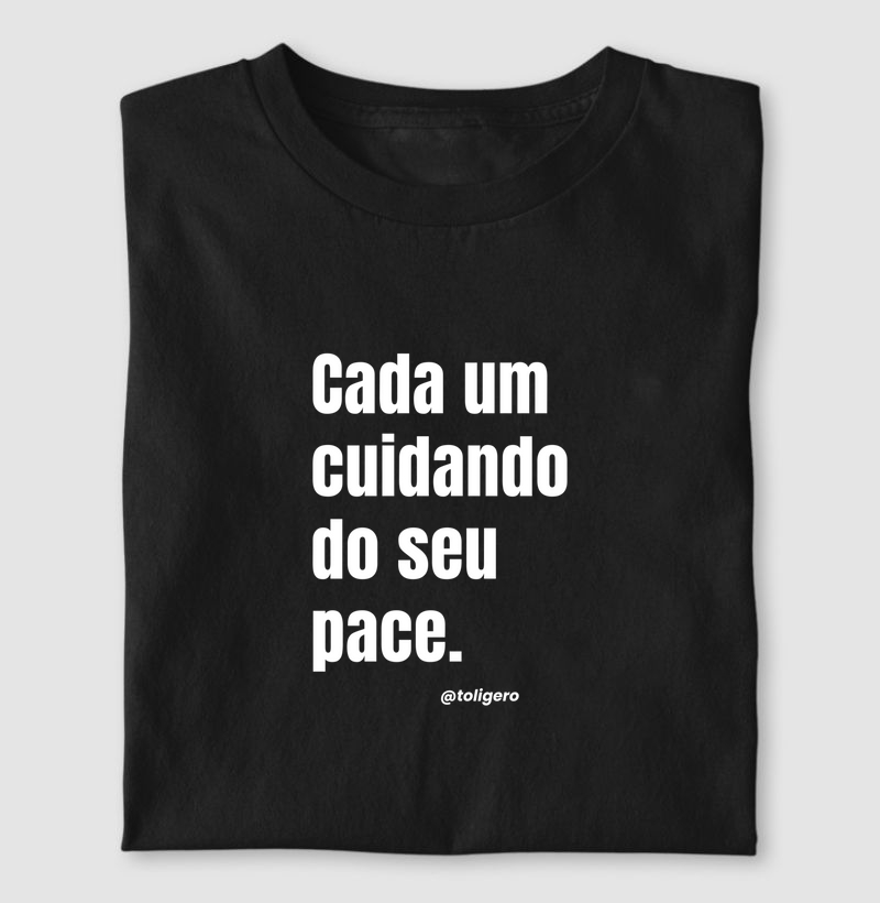 Cada um cuidando do seu pace! 