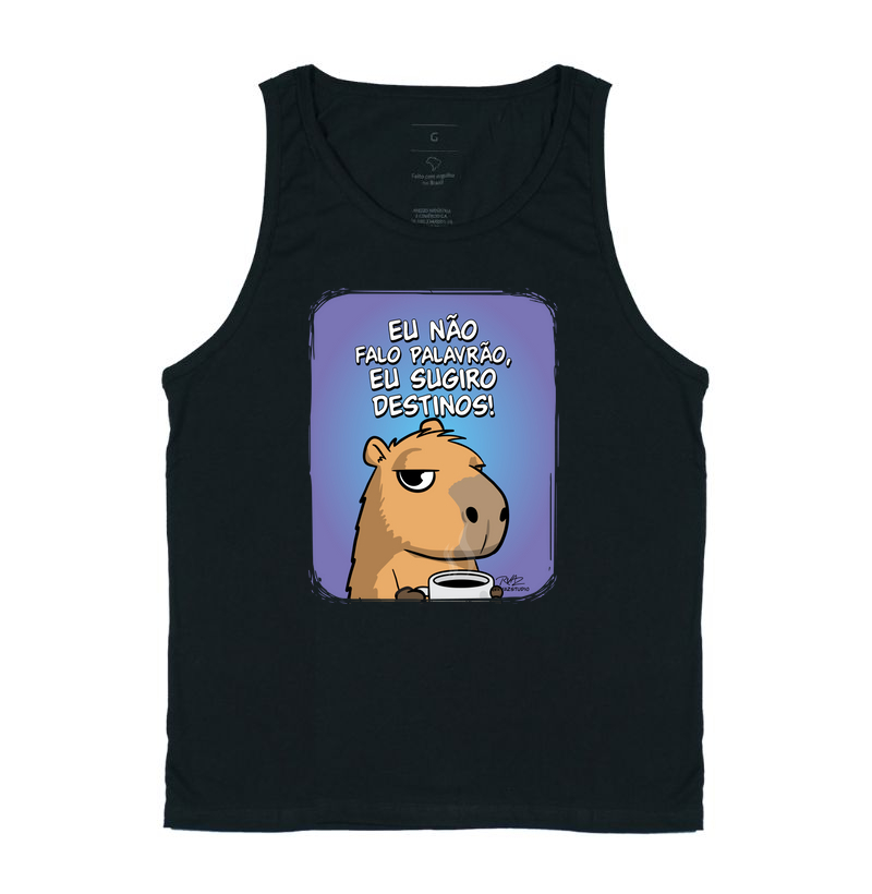 Camiseta Capivara Sugiro Destinos