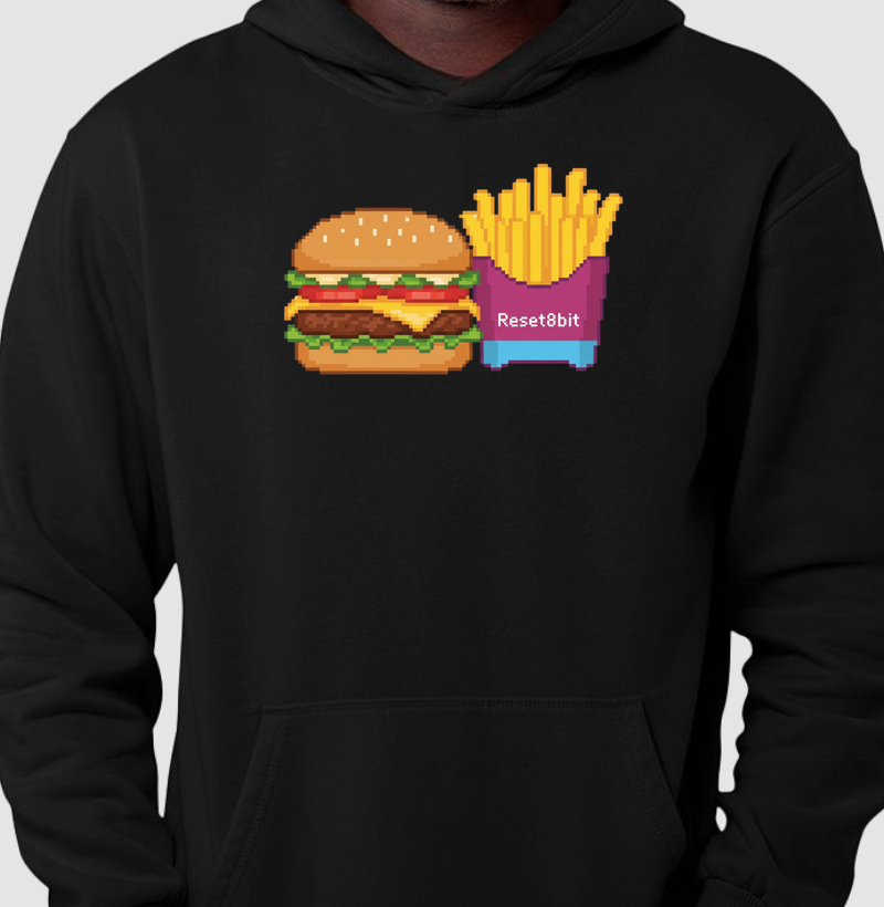 Hoodie Moletom Fast-Bit Reset8Bit