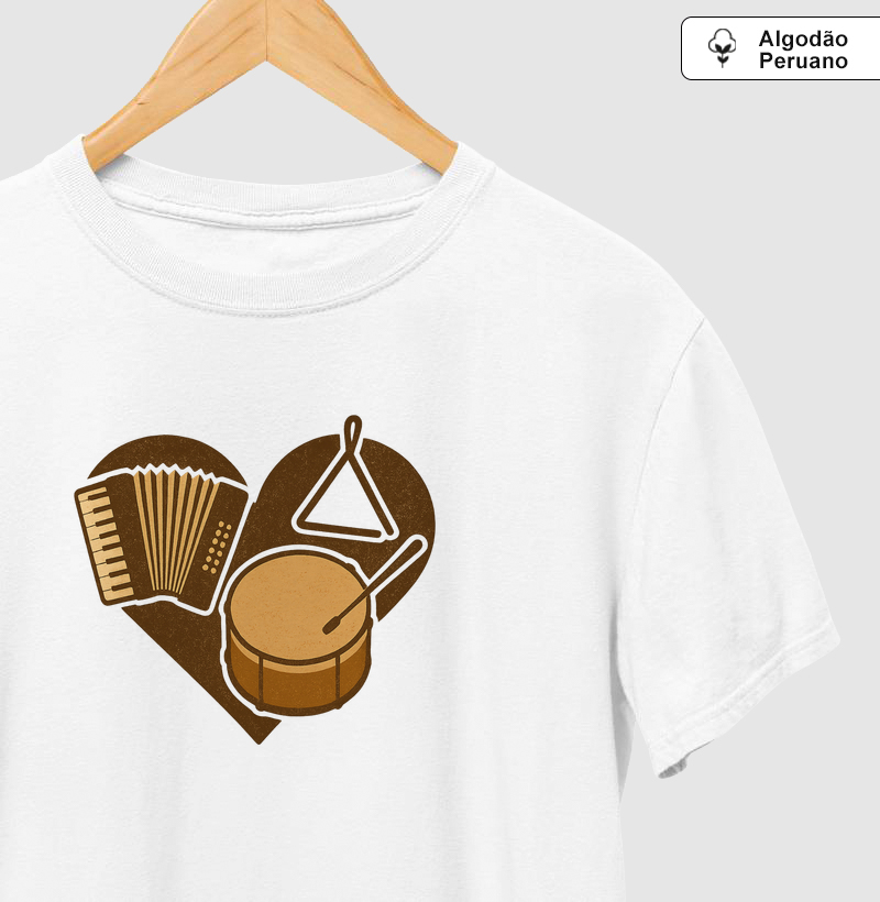 Sanfona + Zabumba + Triângulo formando um coração