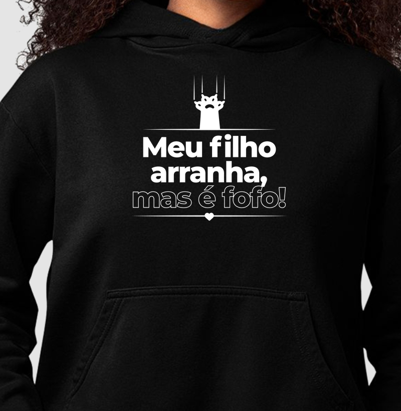 Meu filho arranha, mas é fofo!