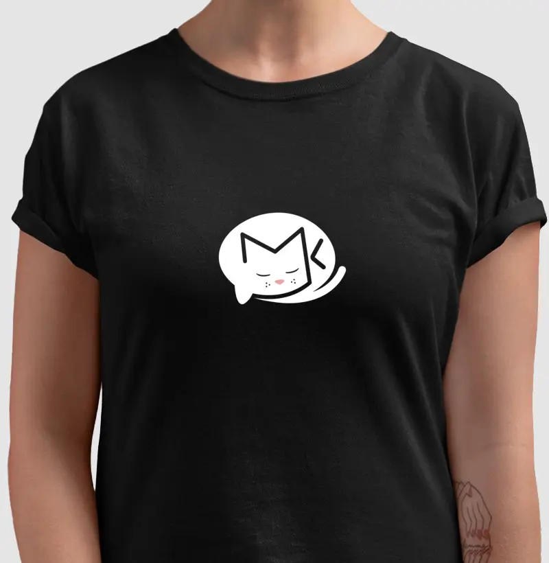 Camisa Mr.keem-MK Gatinho dorminhoco