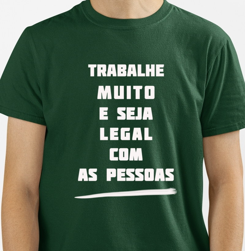 TRABALHE MUITO ...  - Puro algodão 30:1, fio penteado, malha superior, caimento perfeito.
