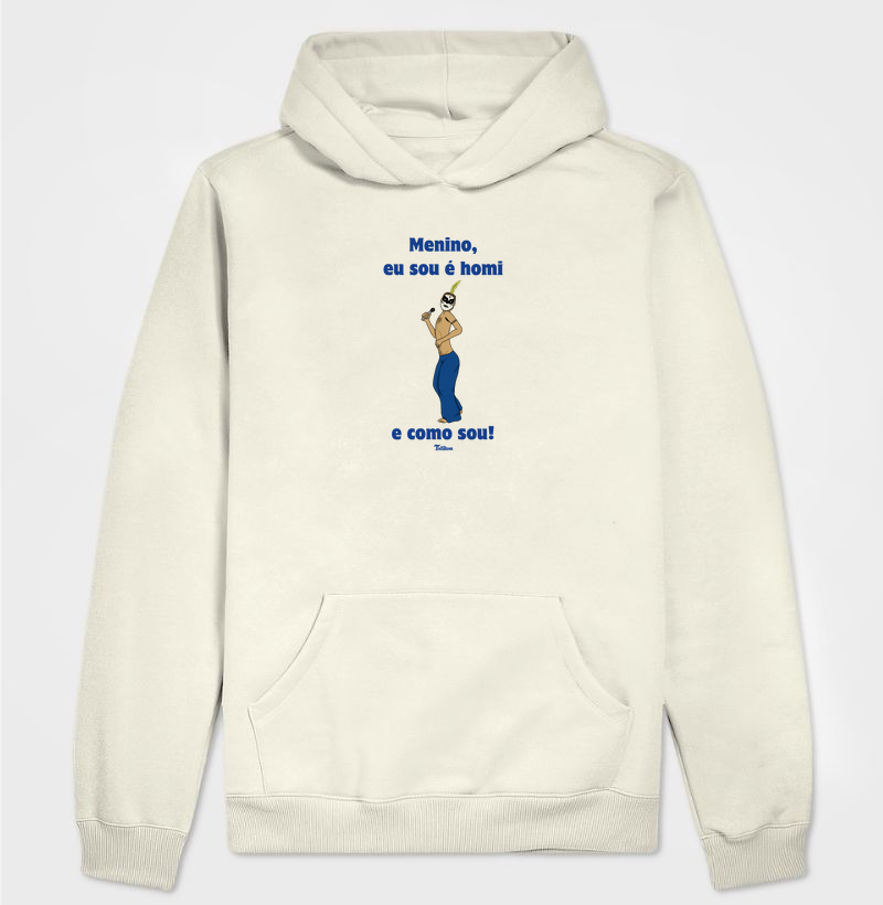 Moletom Hoodie "Sou é Homi"