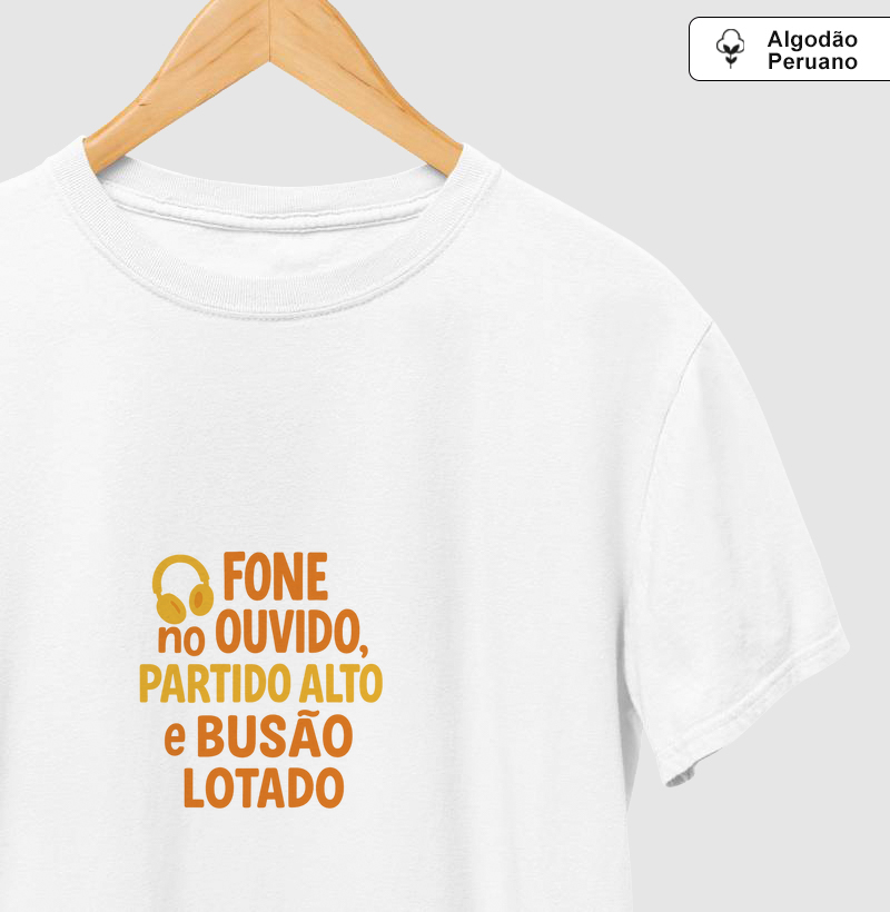 Camisa Fone de Ouvido