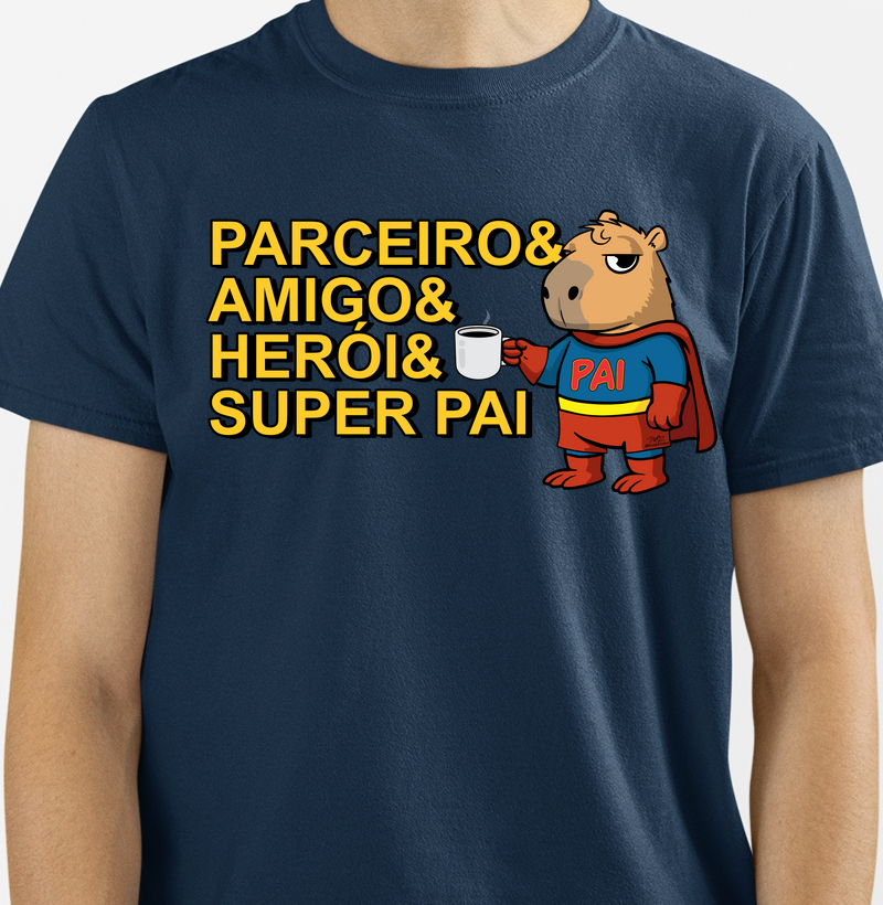 Camiseta Capivara Pai Super