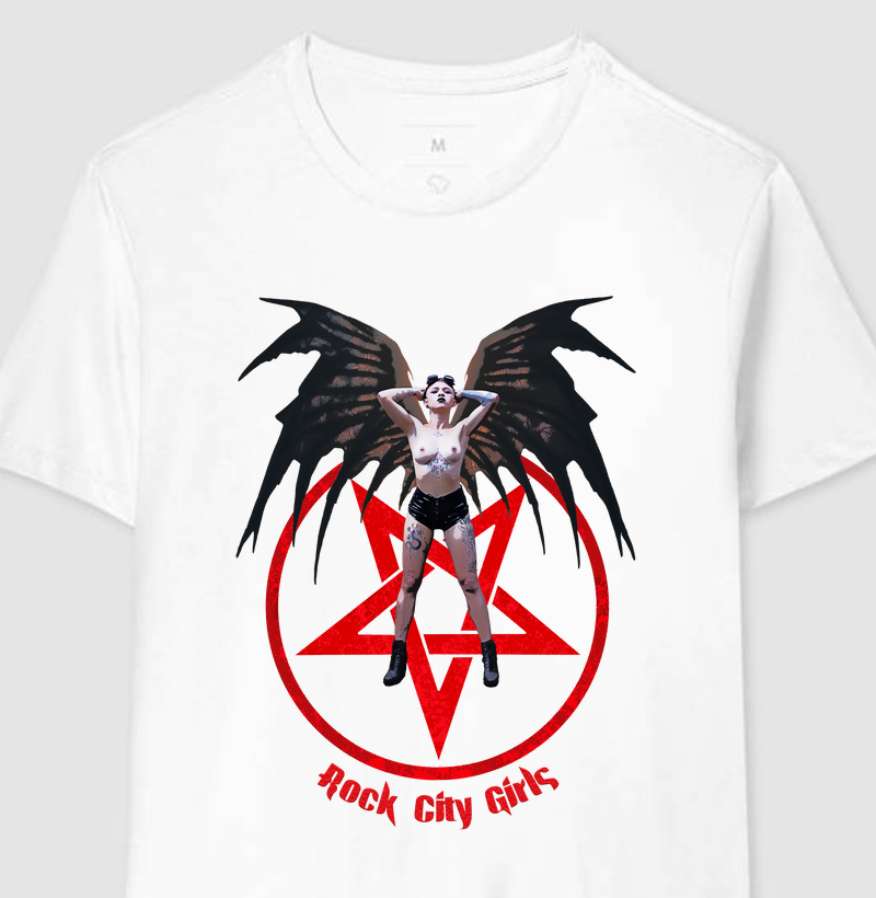 Spread Your Wings - Camiseta Rock City Girls