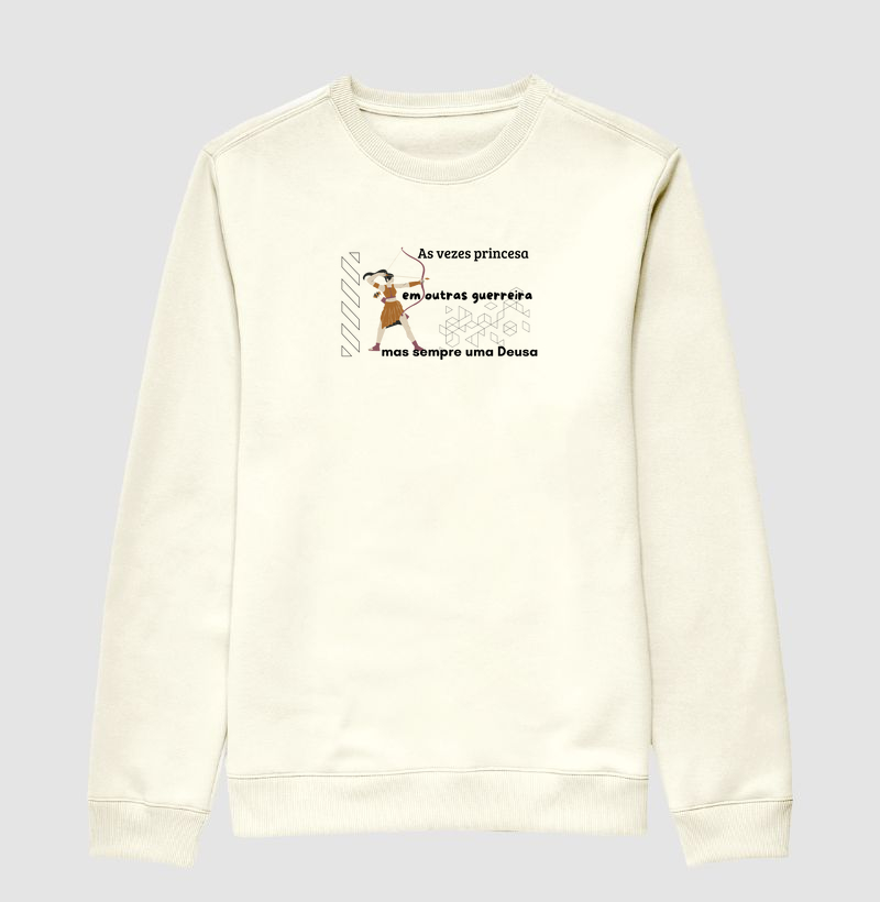 "Às vezes Princesa, Às vezes Guerreira, Mas Sempre uma Deusa" | Estilo, conforto e empoderamento em uma peça 100% algodão. Vista-se com atitude!