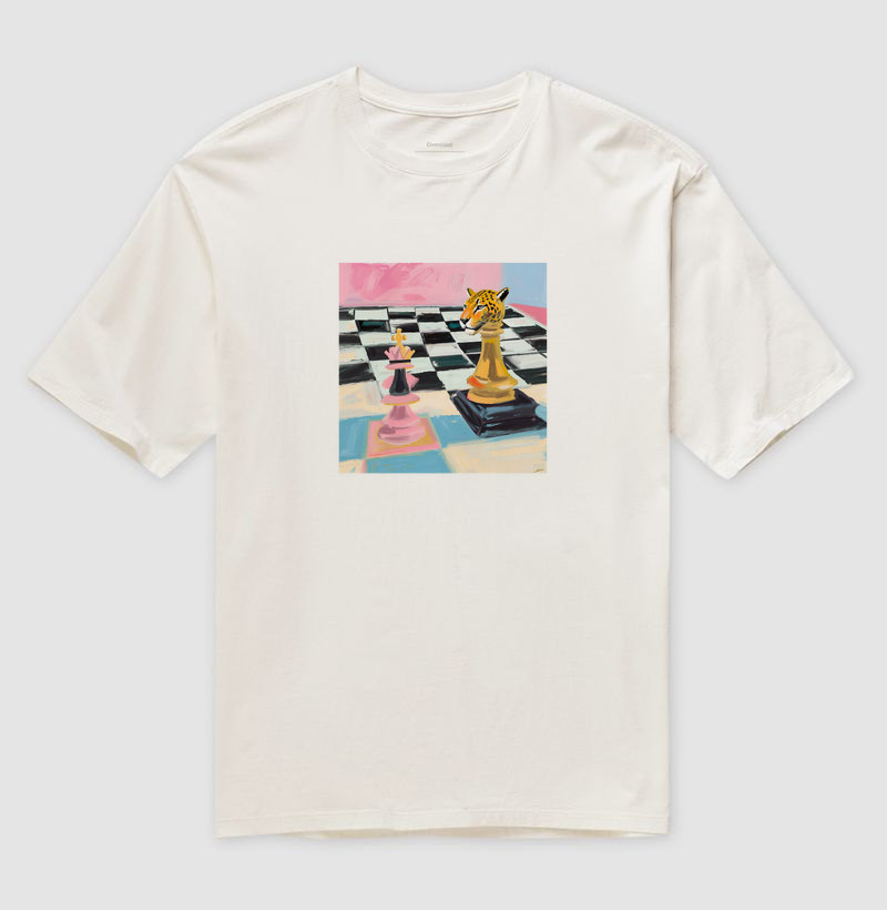surrealismo onça pintada xadrez