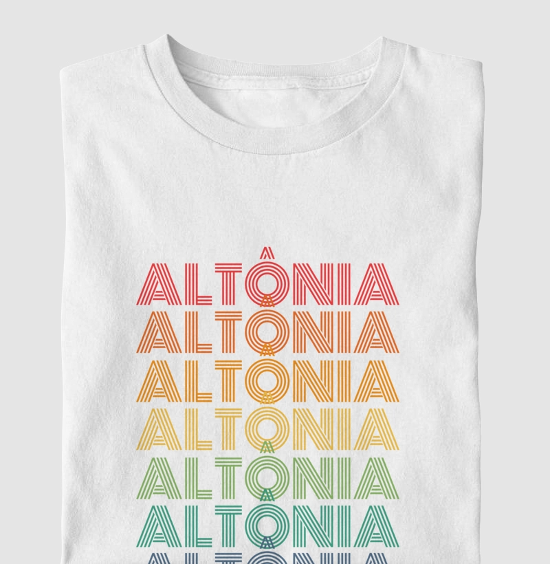 Altônia Letreiro Retrô
