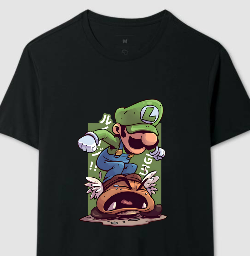 Camiseta Luigi Stomp: Green Justice