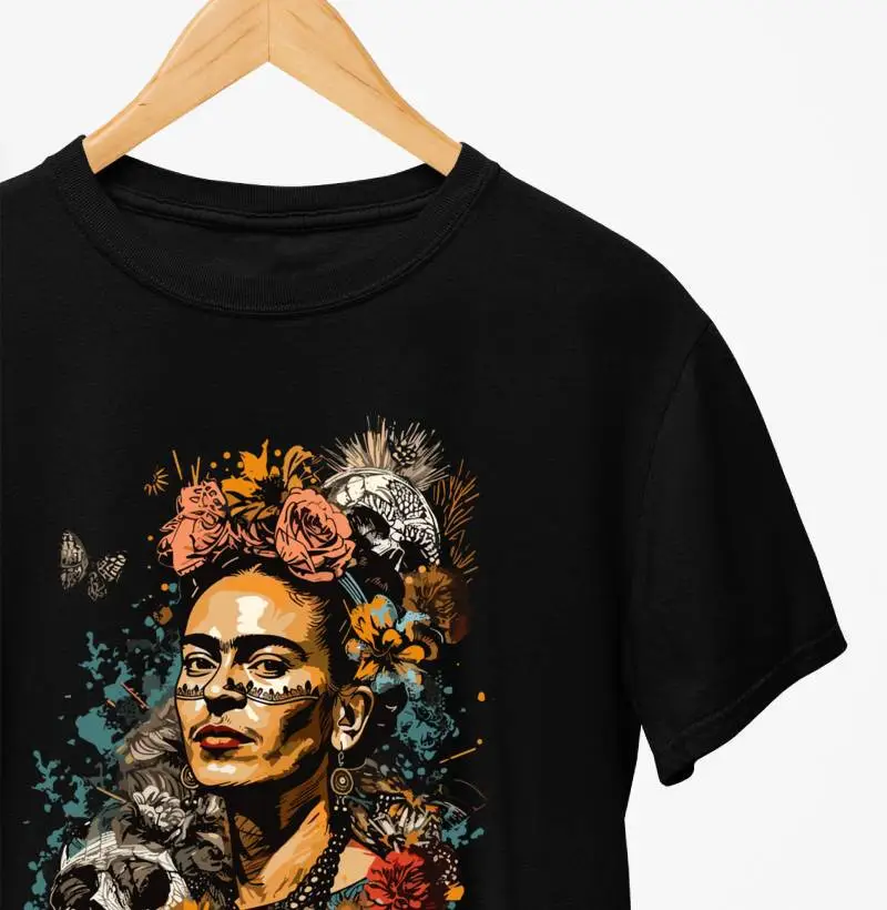Camiseta Frida Kahlo: Vida e Legado