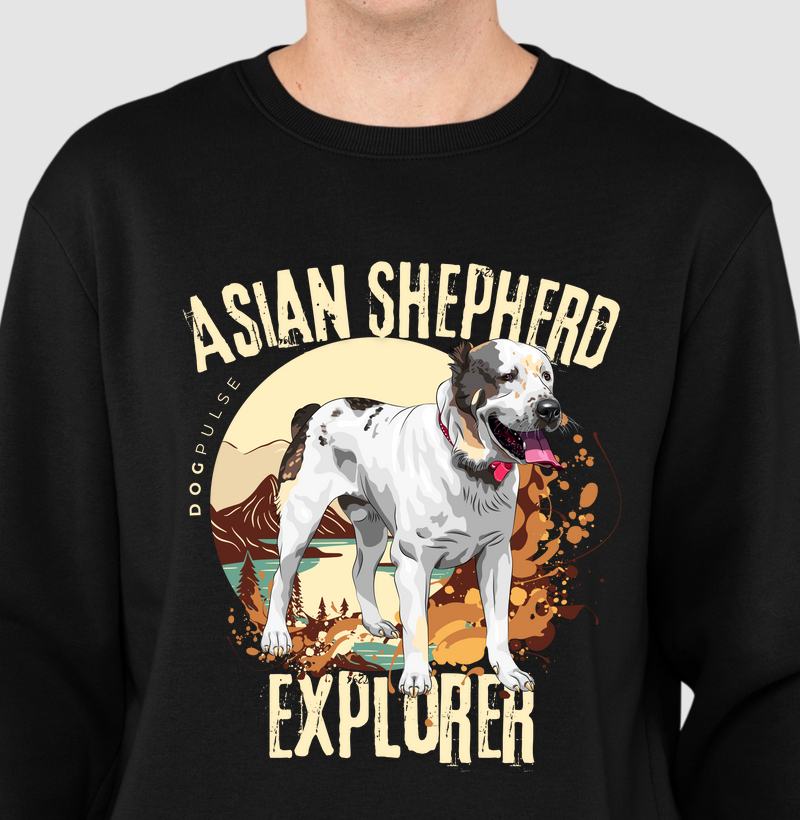 Suéter Moletom Dog Pulse Asian Shepherd Explorer – Guardian of the Wild