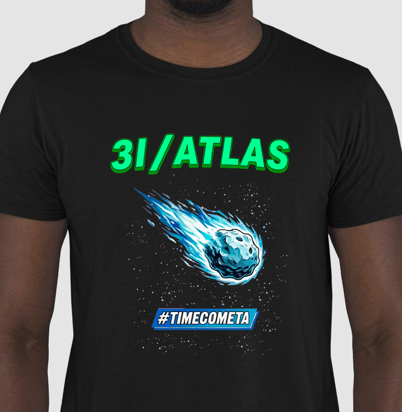 Camiseta 3i/Atlas - Edição 1 #TimeCometa