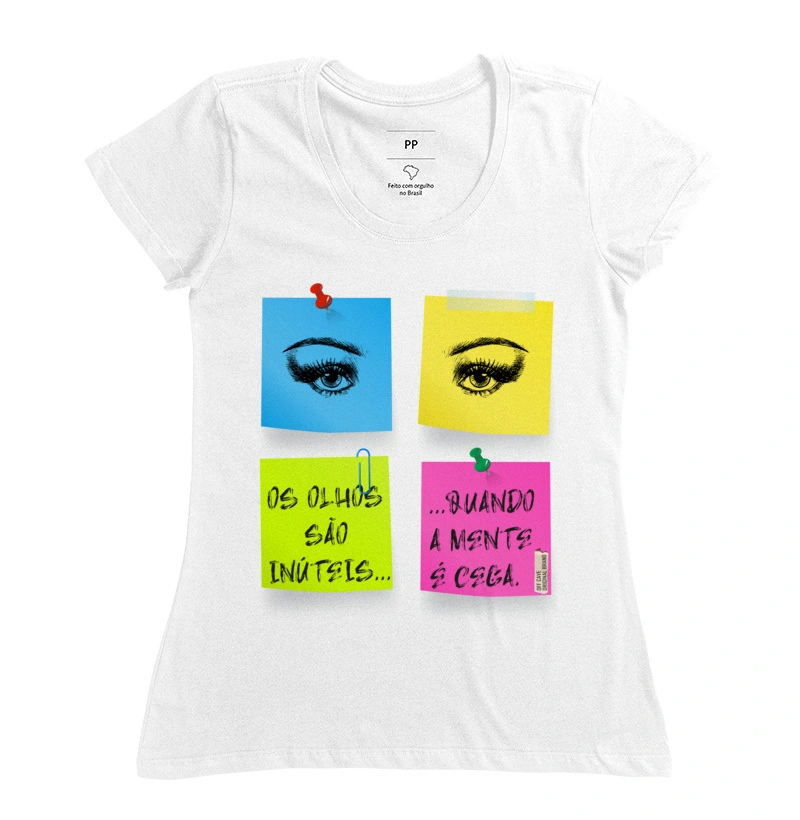 Camiseta OLHOS E MENTE