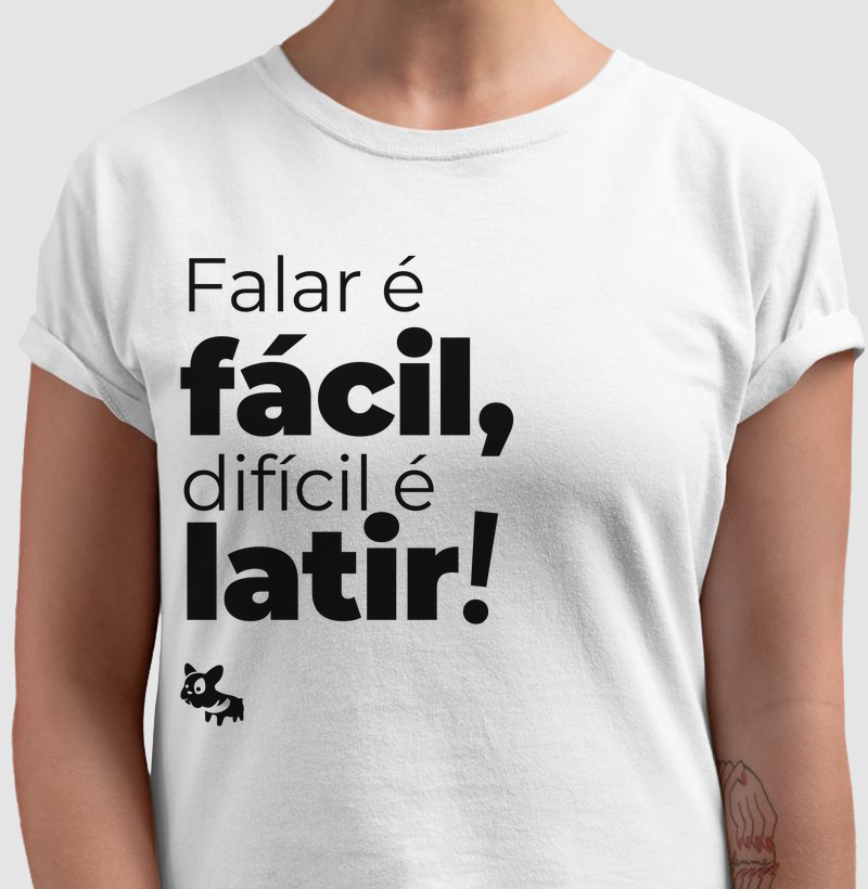 Camiseta Falar É Fácil 