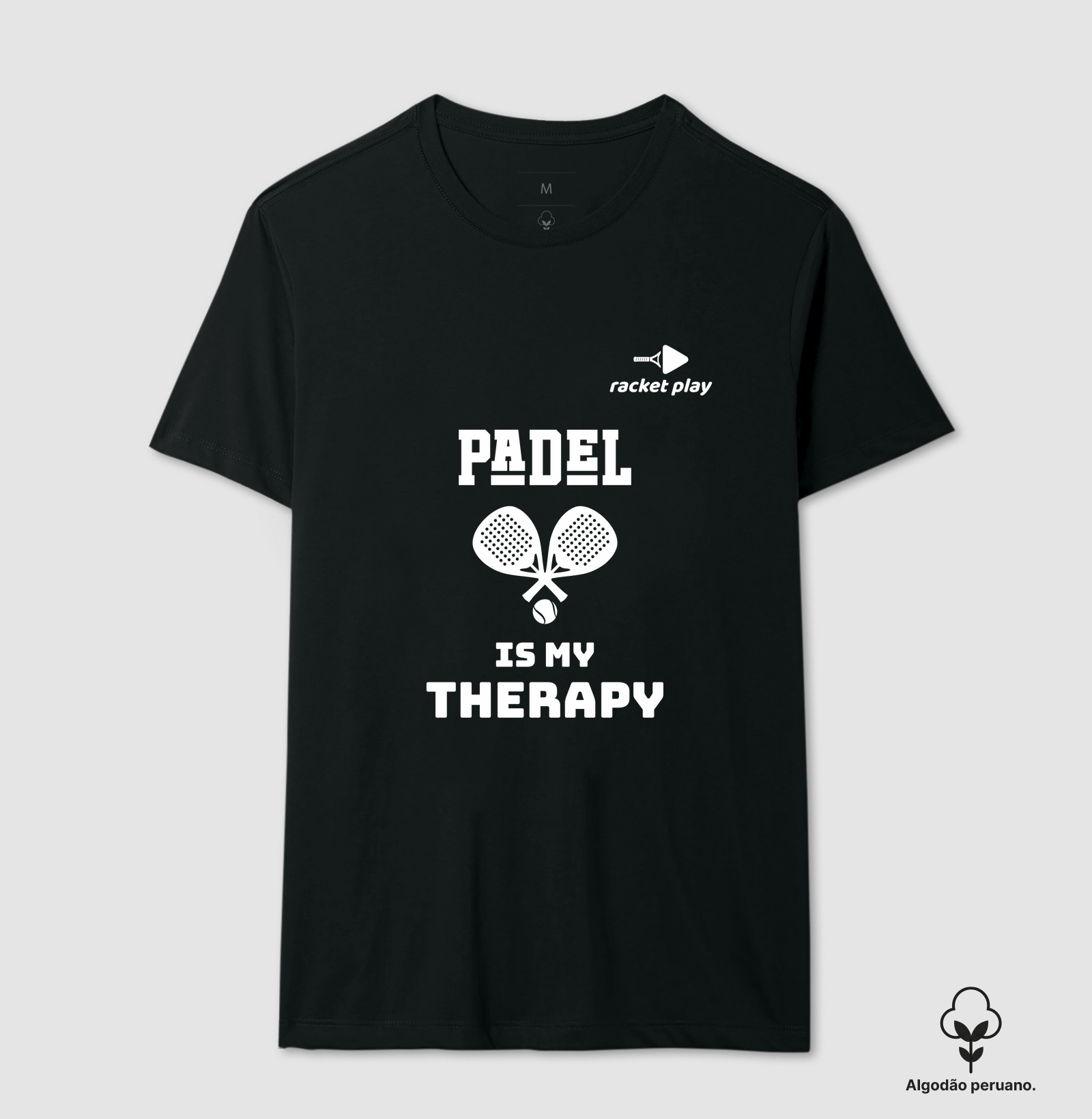 Camiseta Algodão Peruano Padel - Minha Terapia