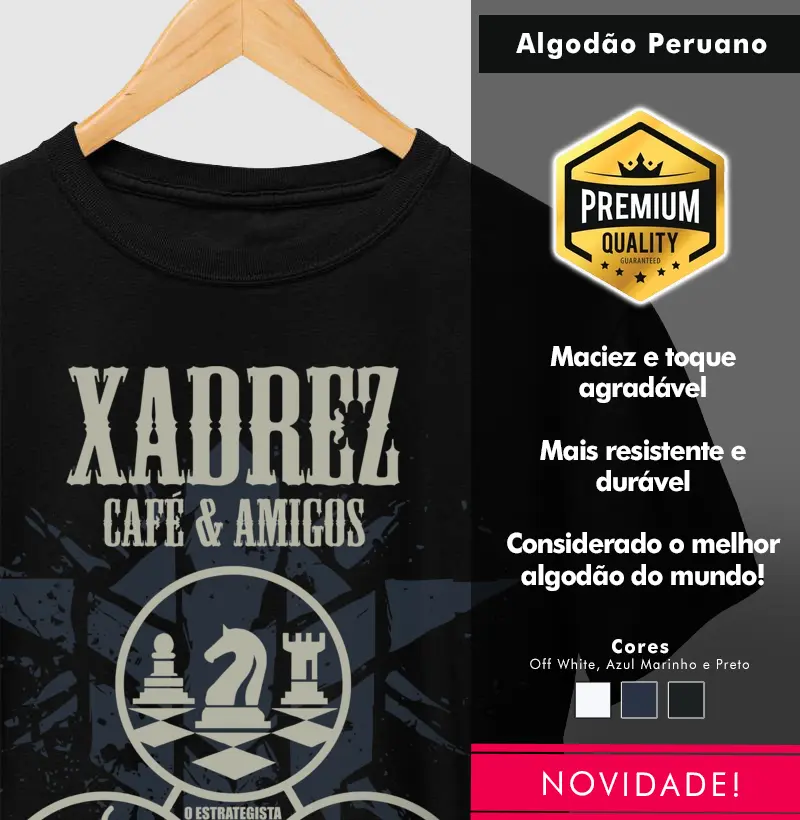 Xadrez, café e amigos