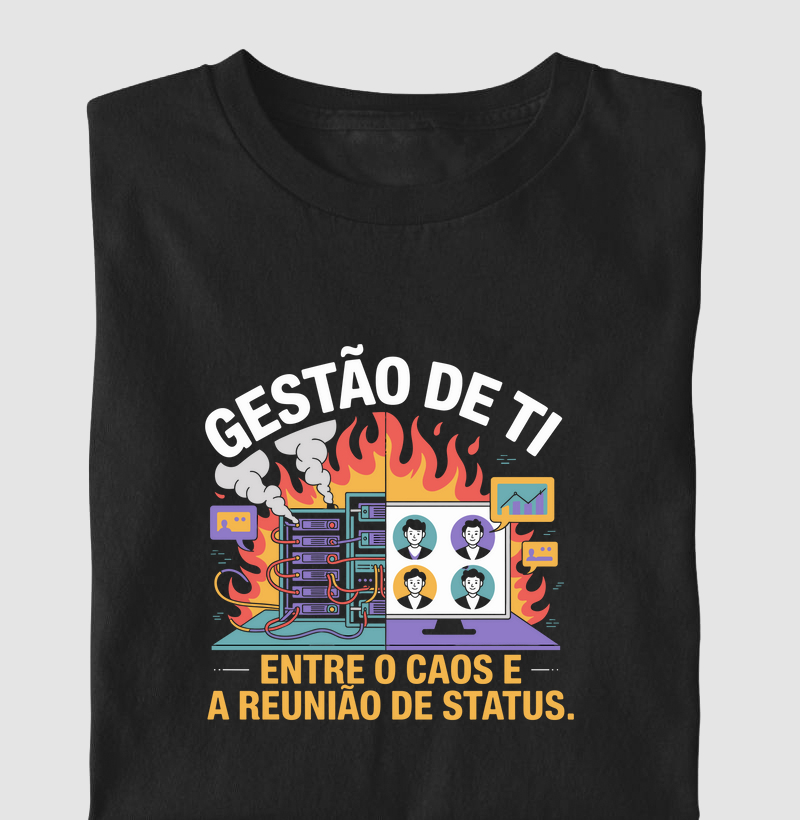 Gestão de TI – Entre o caos e a reunião de status (servidores em chamas e videoconferência) (GES)