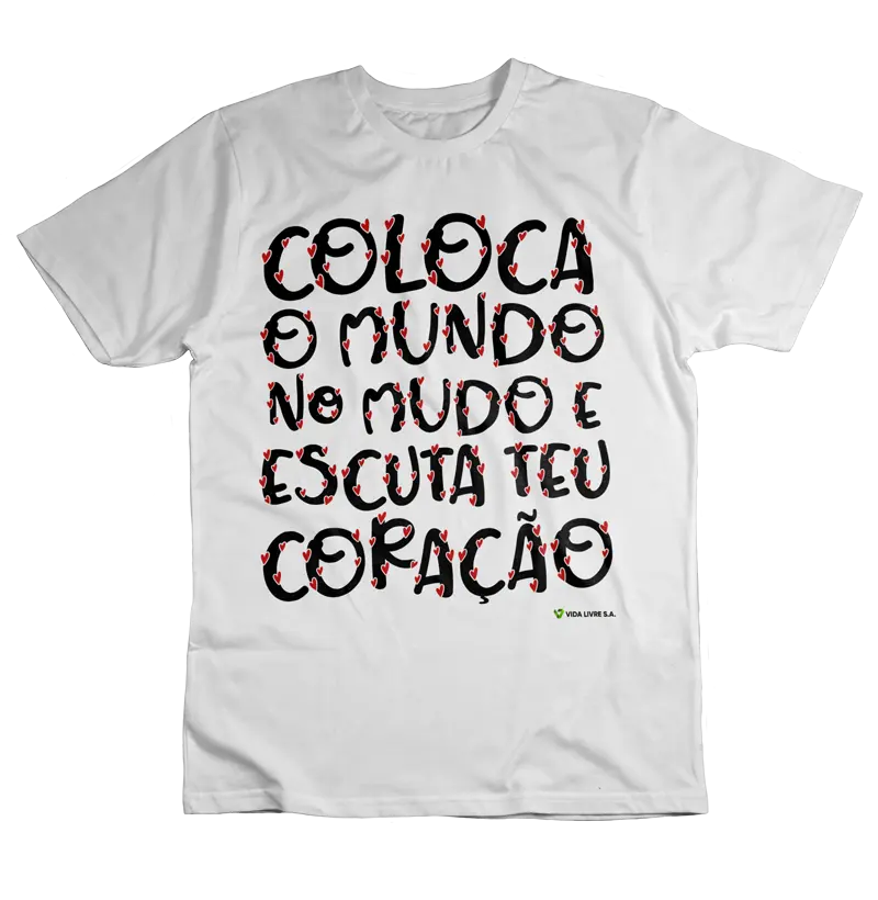 Camiseta Vida Livre SA Mundo no Mudo