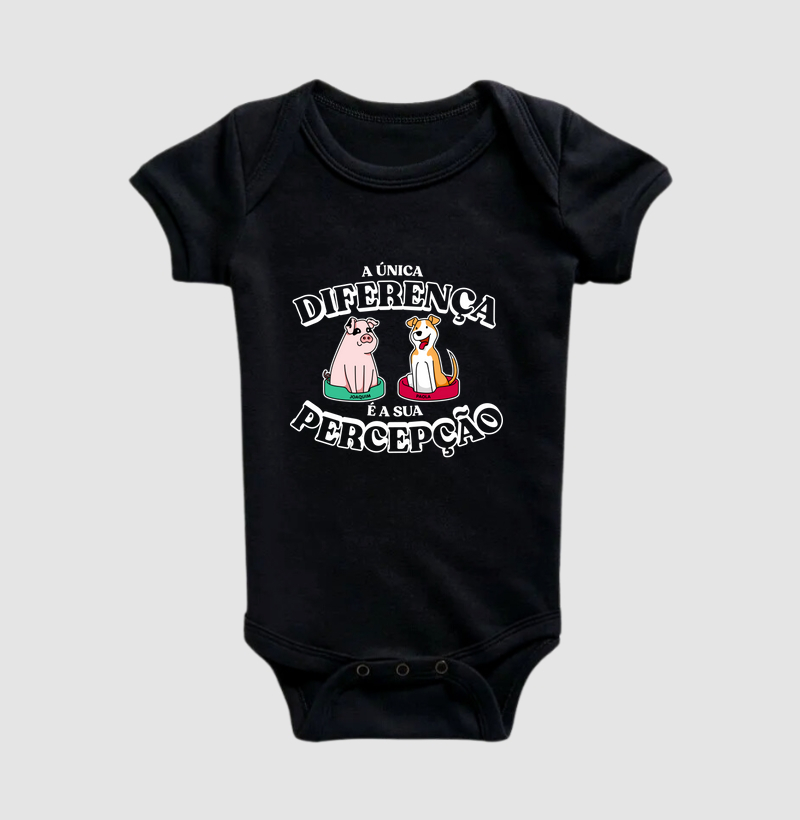 A única diferença é sua percepção