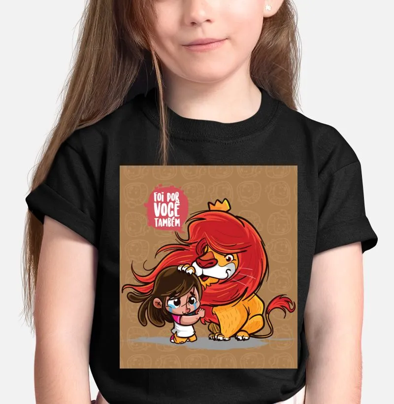 Camiseta Infantil Foi por você