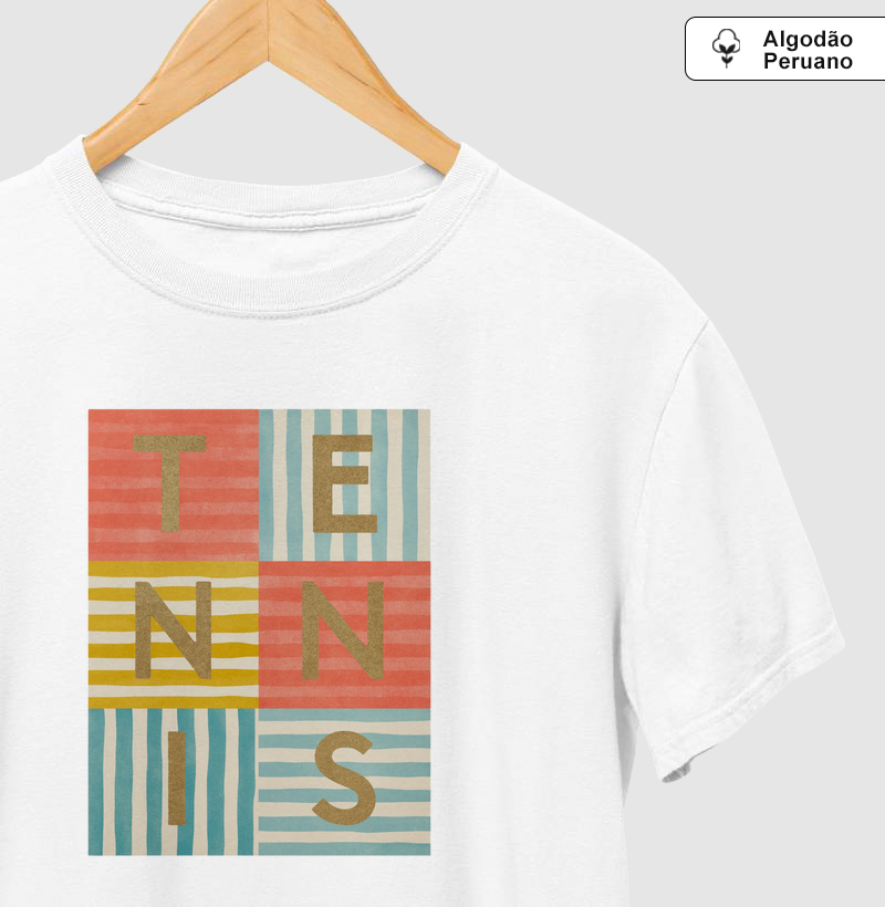 Tennis - Ano novo - Algodão Premium Peruano