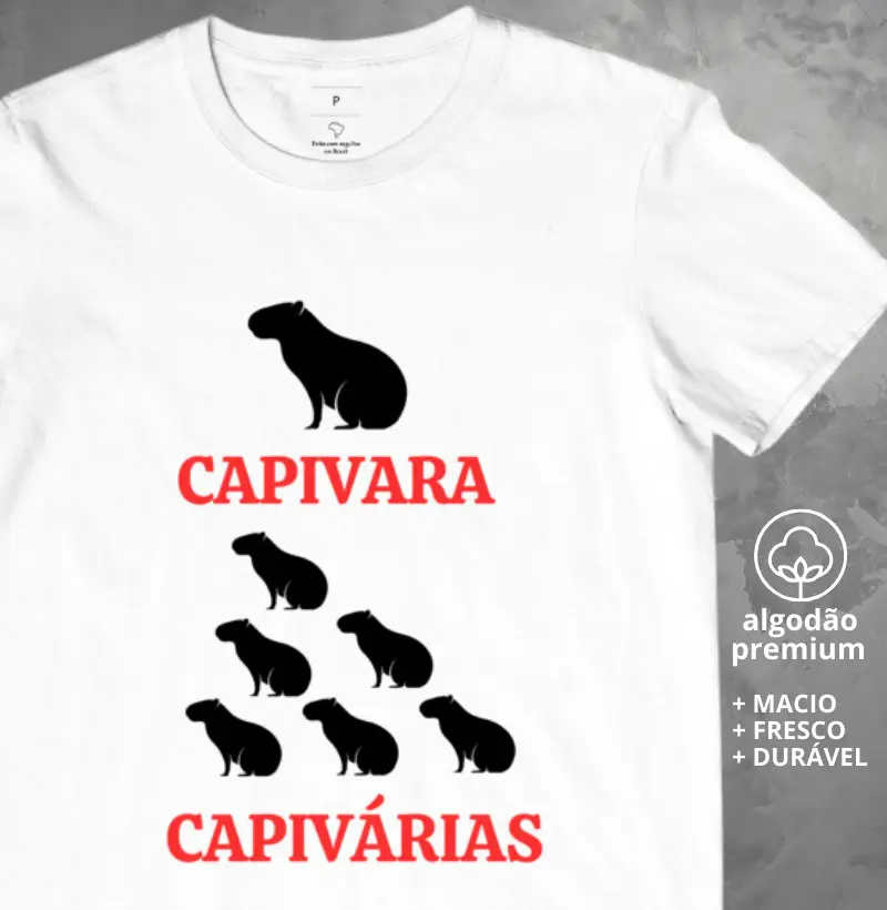 Camiseta Capivárias