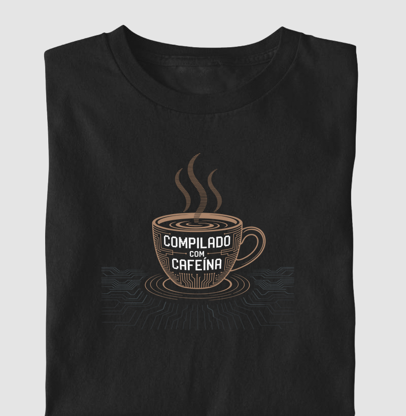 Camiseta Compilado com cafeína I (DEV)