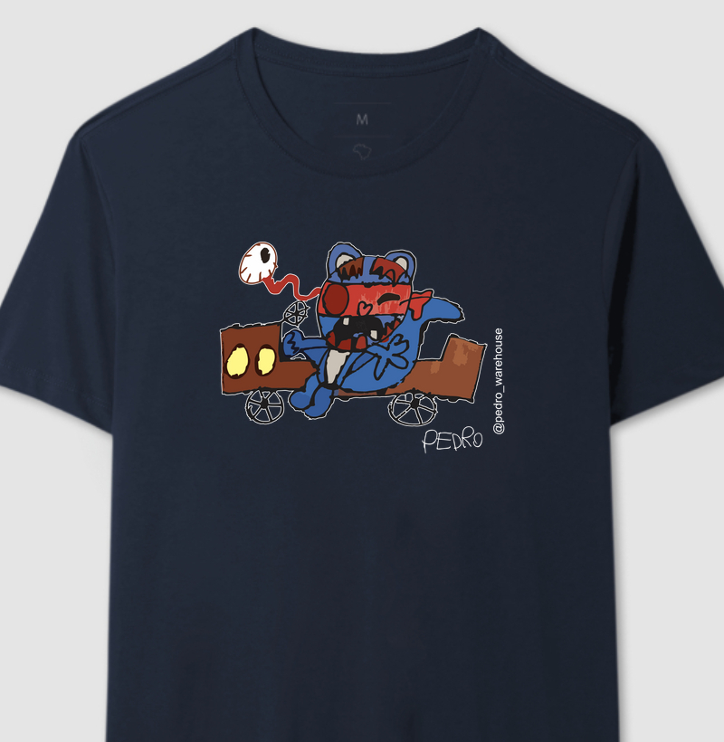 CAMISETA MASC/FEM - ESQUILO VOADOR