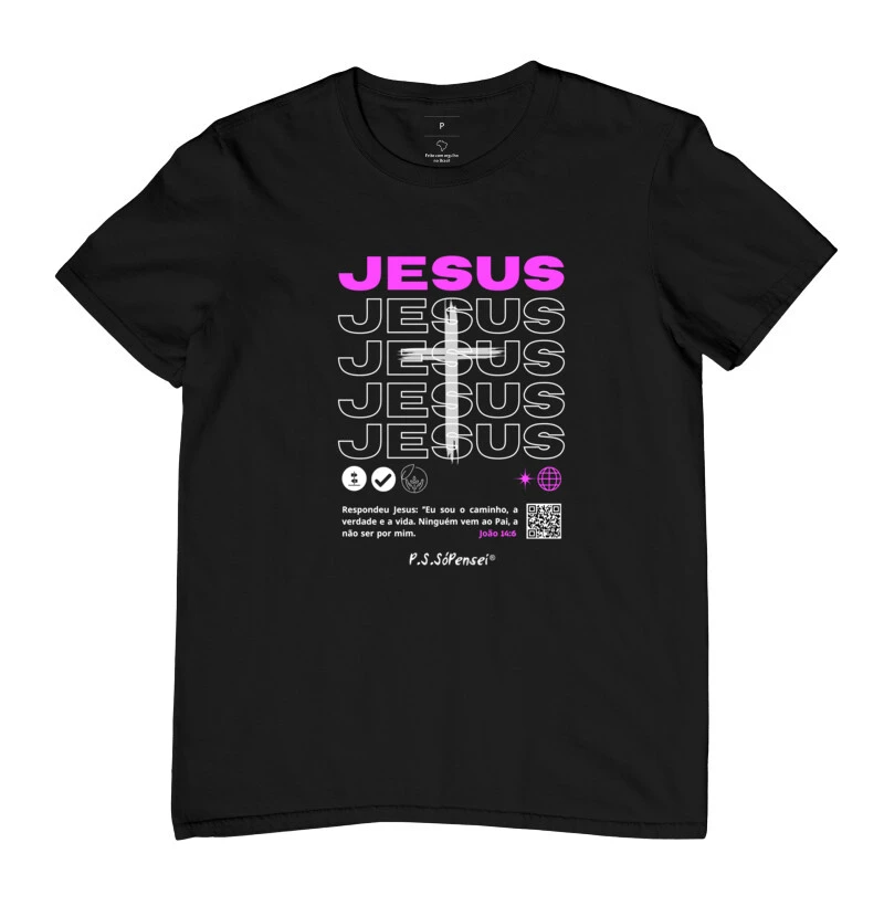 Eu sou o caminho, a verdade e a vida (rosa) - João 14:6