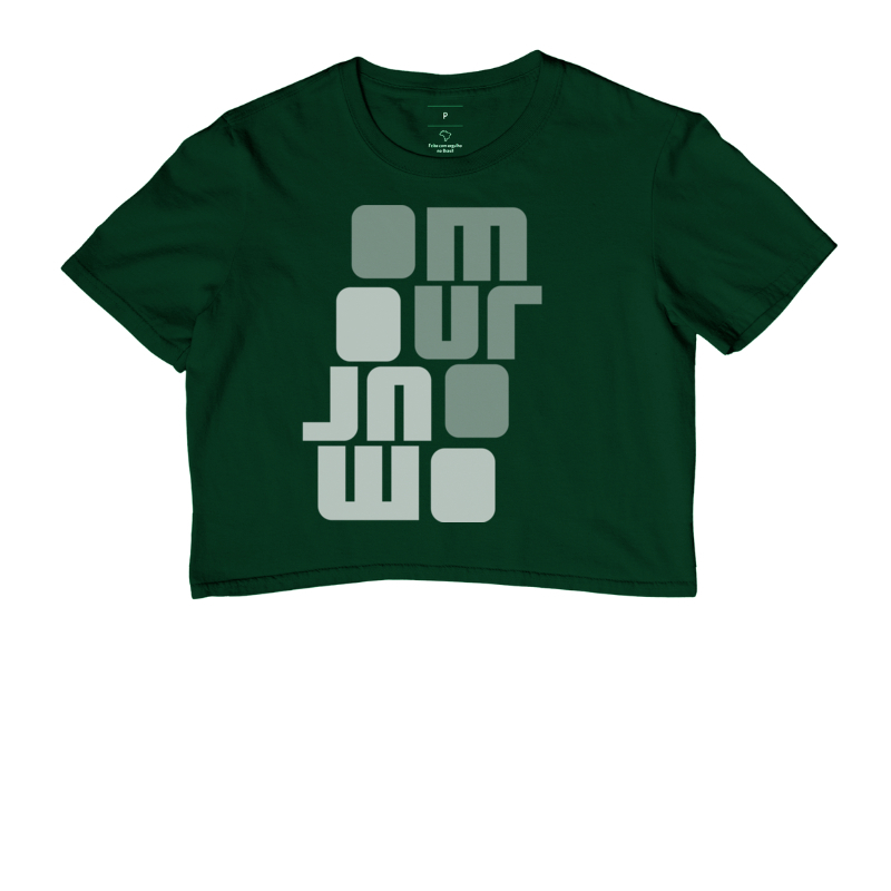 camiseta cropped | o muro grande