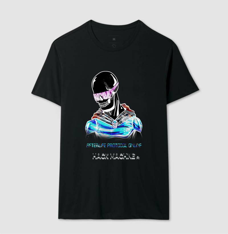 Camiseta Afterlife Protocol – Hack Machine™ Skullware