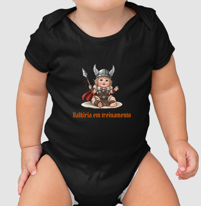 Viking infantil - Valkiria em treinamento