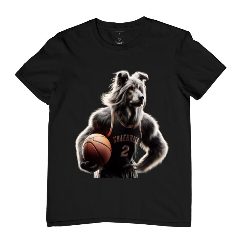 Camiseta cachorro do Basquete 