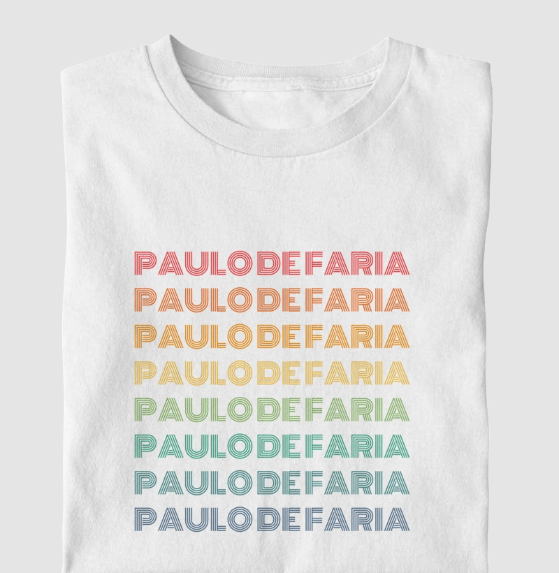 Paulo de Faria Letreiro Retrô