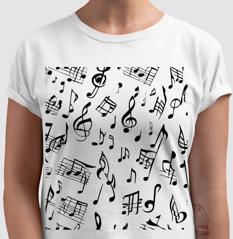 camiseta carnaval ,notas musicais