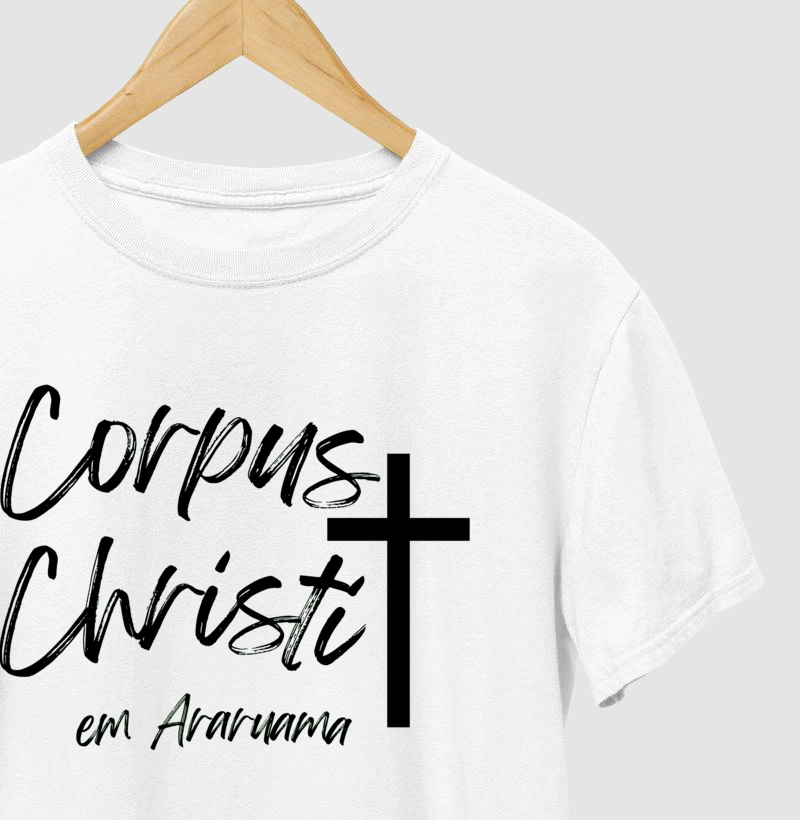 Corpus Christi em Araruama, em letras pretas
