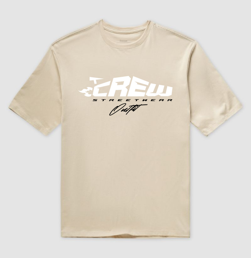 Camiseta Oversized - Crew Motor