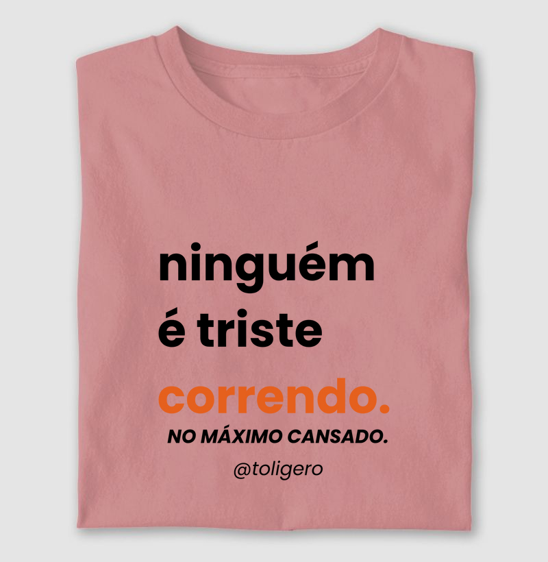 Ninguém é triste correndo