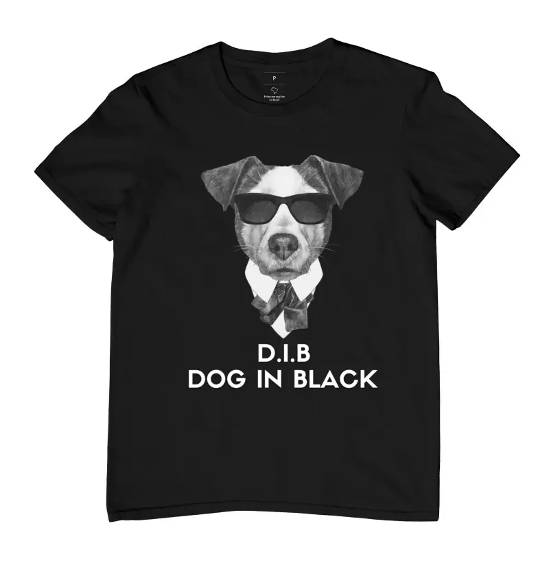 Dog in black 