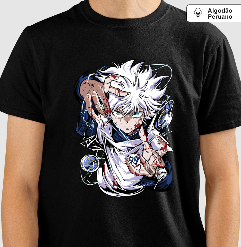 Camisa Algodão Peruano - Killua
