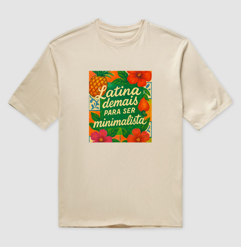 Camiseta Oversized Latina