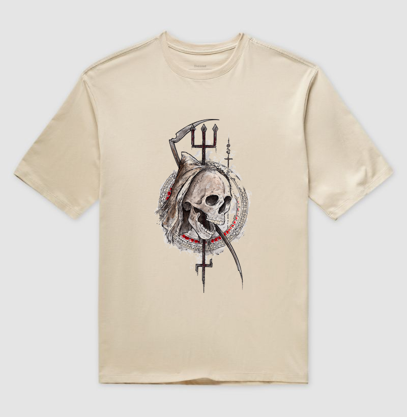 Camiseta Oversize Exu Tatá O Guardião do Fogo Sagrado 