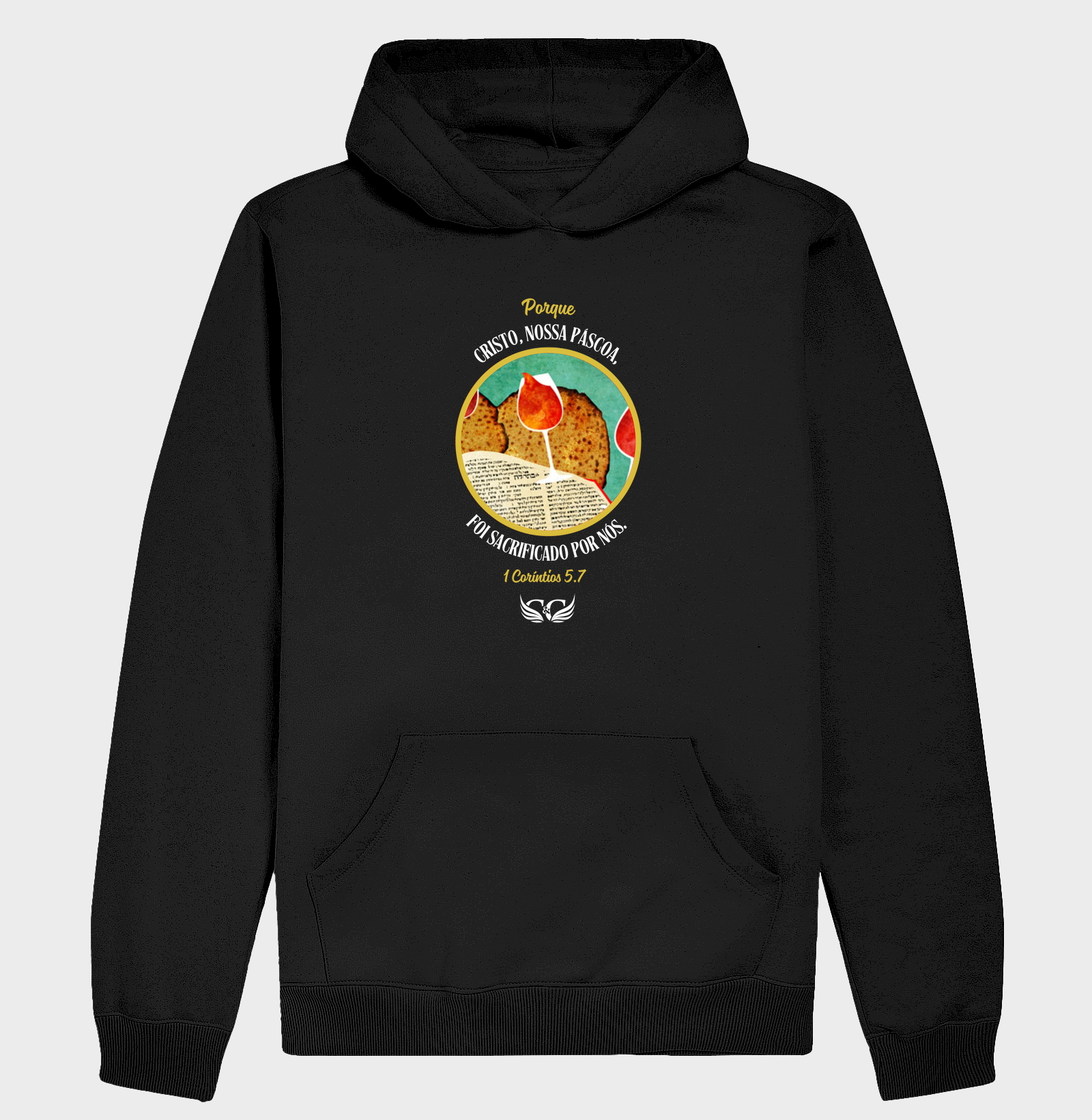 Hoodie Slim Cristo nossa Páscoa