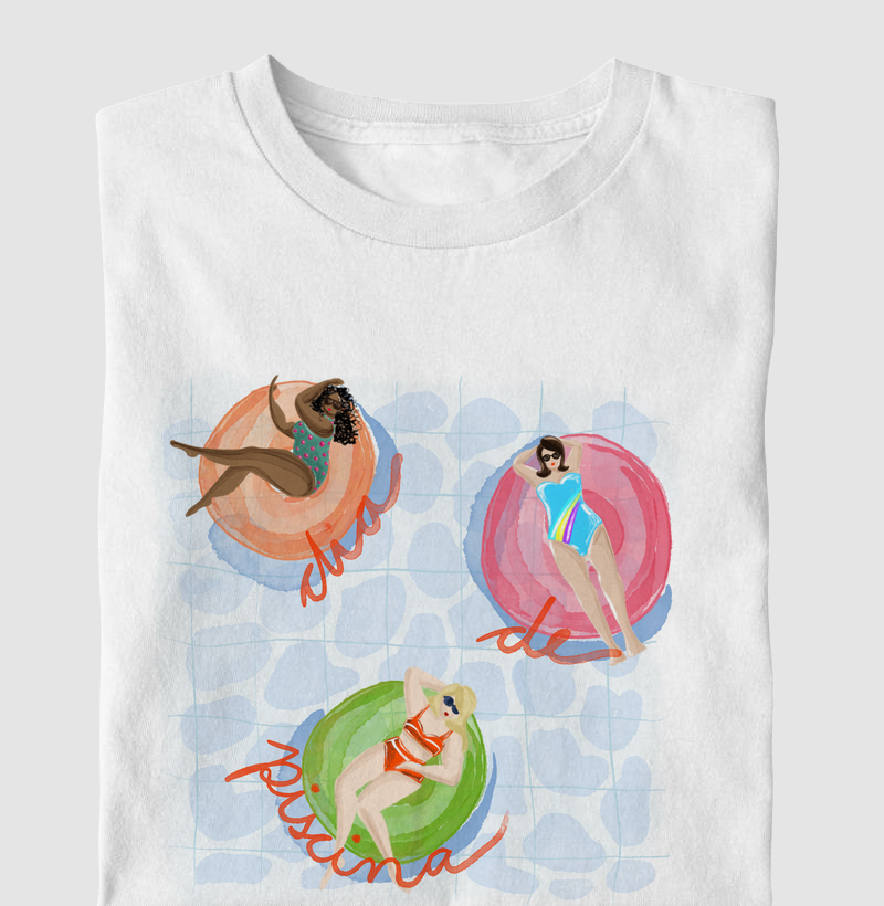 T shirt Dia de piscina