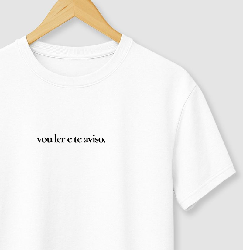 Vou ler e te aviso