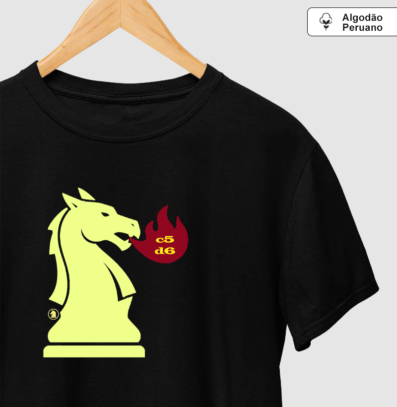 Dragão - formato de peça de xadrez