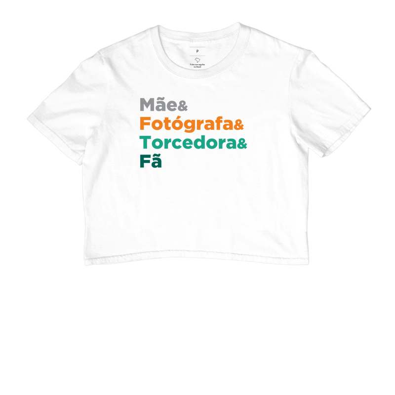 Cropped - Mãe, Fotógrafa, Torcedora e Fã